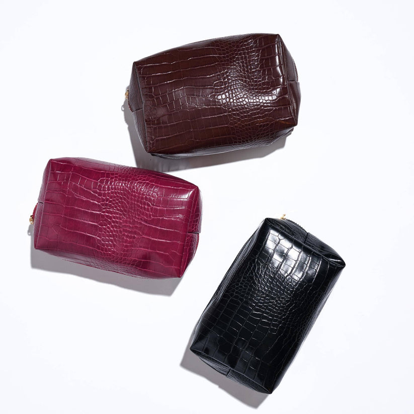 Croc Cosmetic Bag – Palm & Thread